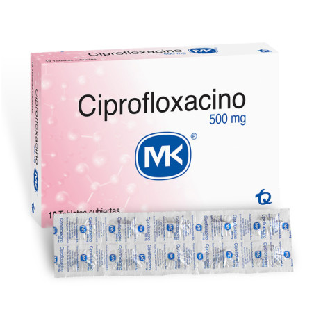 CIPROFLOXACINA 500 MG 10 TBS MK
