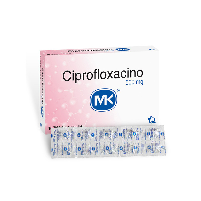 CIPROFLOXACINA 500 MG 10 TBS MK