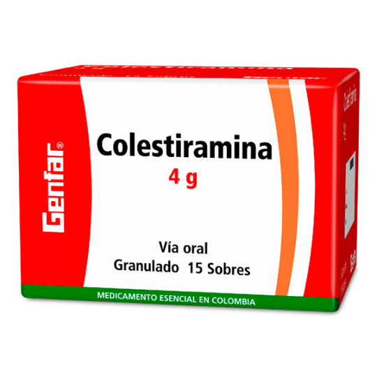 ( ) COLESTIRAMINA 15 SBS GF