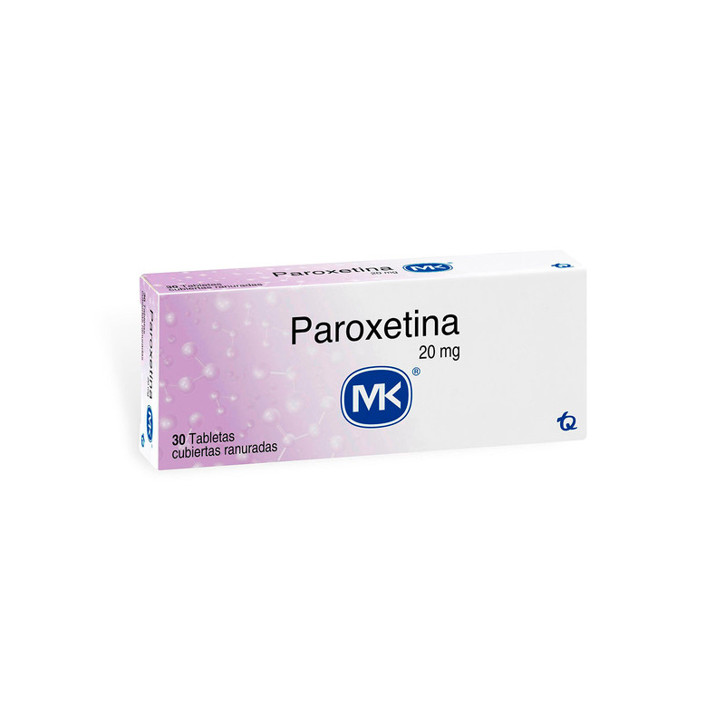 PAROXETINA 20 MG 30 TBS MK