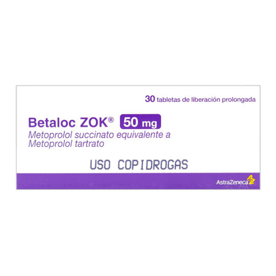 BETALOC ZOK 50 MG 30 TBS(P)17135(SC)(SF)