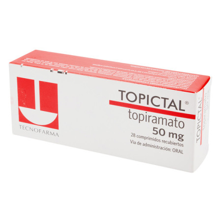 TOPICTAL 50 MG 28 TABLETAS (M)22876