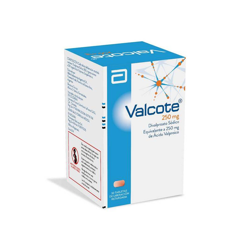 VALCOTE 250 MG 30 TABLETAS(M)30375(3% )