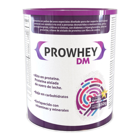 PROWHEY DM VAINILLA 850 GRAMOS