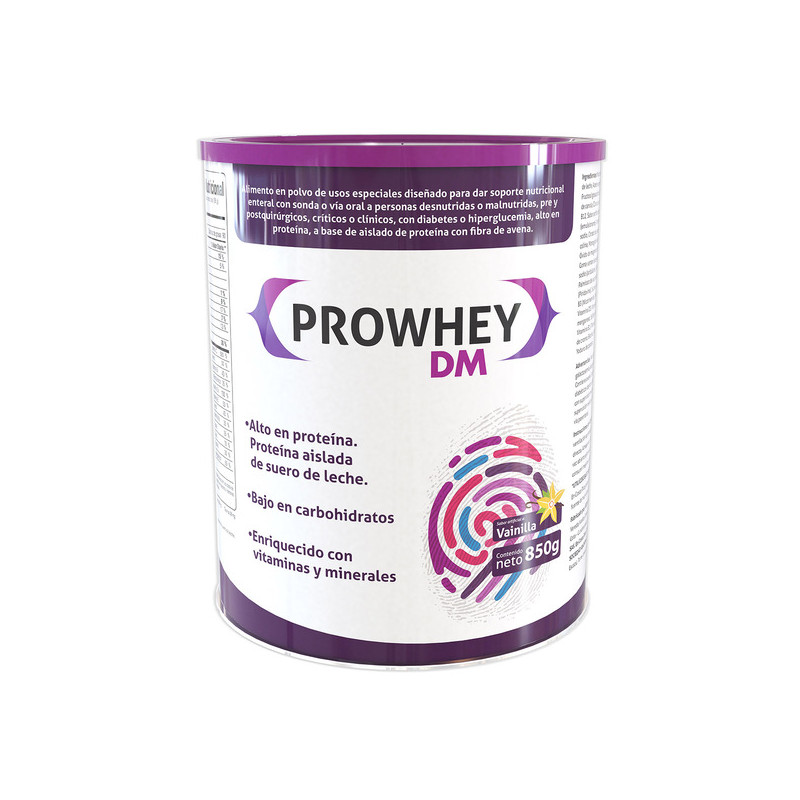 PROWHEY DM VAINILLA 850 GRAMOS