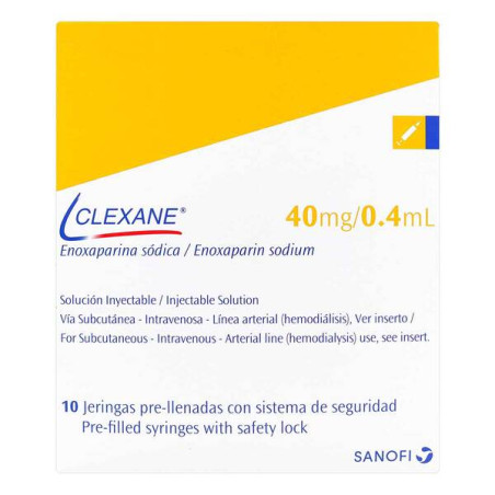 CLEXANE 40M/0.4ML 10J.P(P)120892(SC)(SF)          