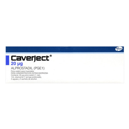 CAVERJECT 20 MCG AMP.(A)(P)50241(SF)(SC)