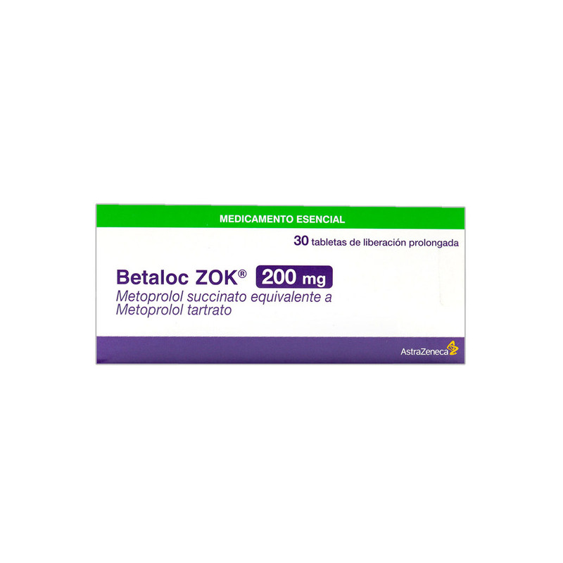 BETALOC ZOK 200 MG 30TBS(P)68543(SC)(SF)
