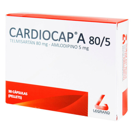 CARDIOCAP A 80/5MG 30TBS (A)(P)84576(SC)
