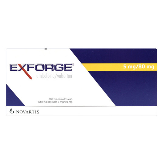 EXFORGE 5/80 MG 28 COM.(P)24080(SC)