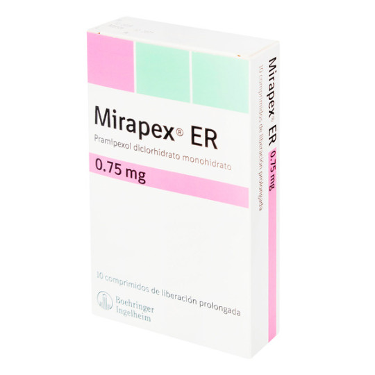 MIRAPEX ER 0.75 MG 10 TBS (P)30090(SF)