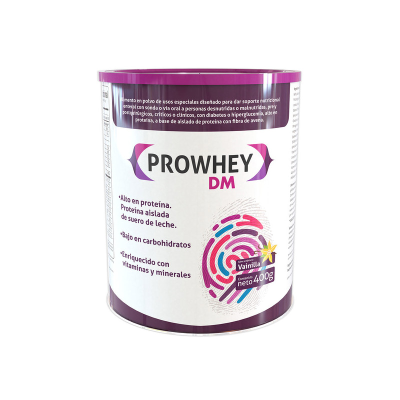 PROWHEY DM VAINILLA 400 GRAMOS