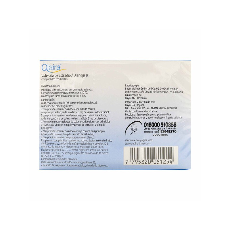 QLAIRA 28 TBS (P)30030(SC)(SF)(PDB)
