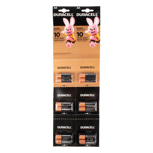 PILA DURACELL ALKALINA AA X 2 6 UND(SF)