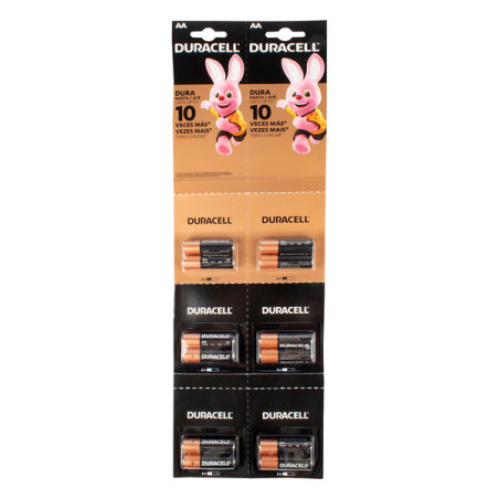 PILA DURACELL ALKALINA AA X 2 6 UND(SF)