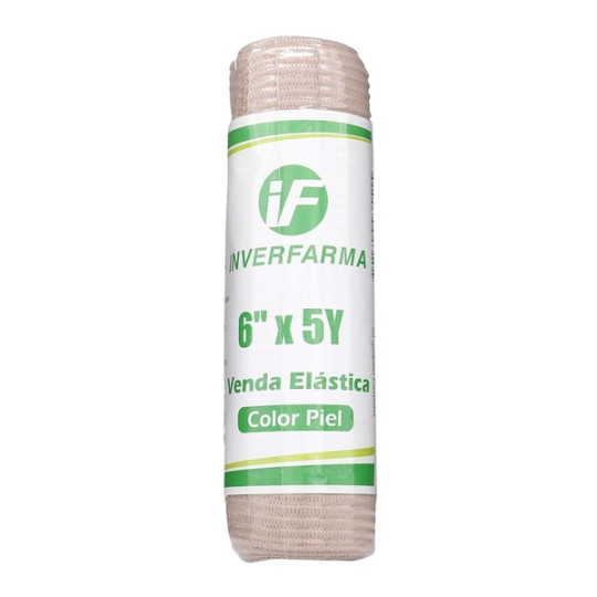 VENDA ELASTICA COLOR PIEL 6X5 INVERFARMA