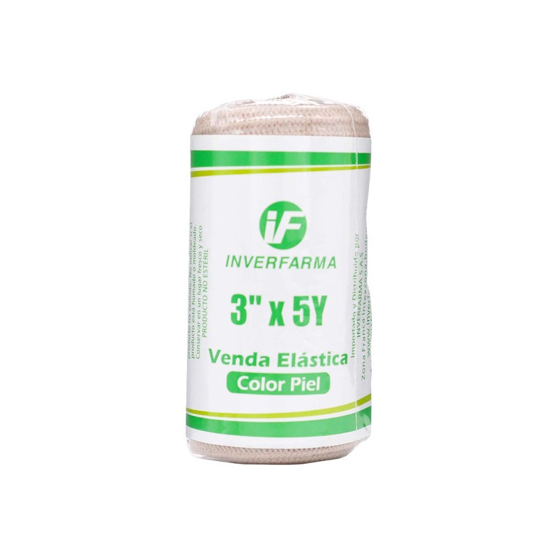 VENDA ELASTICA COLOR PIEL 3X5 INVERFARMA