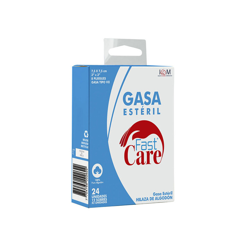 ( ) GASA FAST CARE ESTERIL 3X3 YD 12SBS ICOM