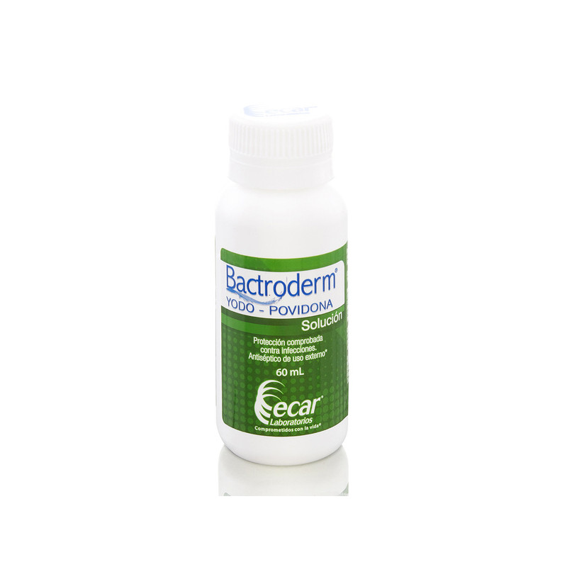 BACTRODERM YODOPOVIDONA SOLUCION 60 ML