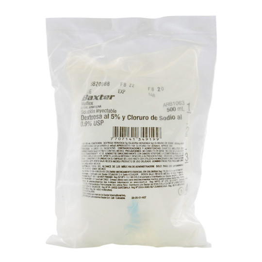 DEXTROSA 5% SS 500 ML ARB1063