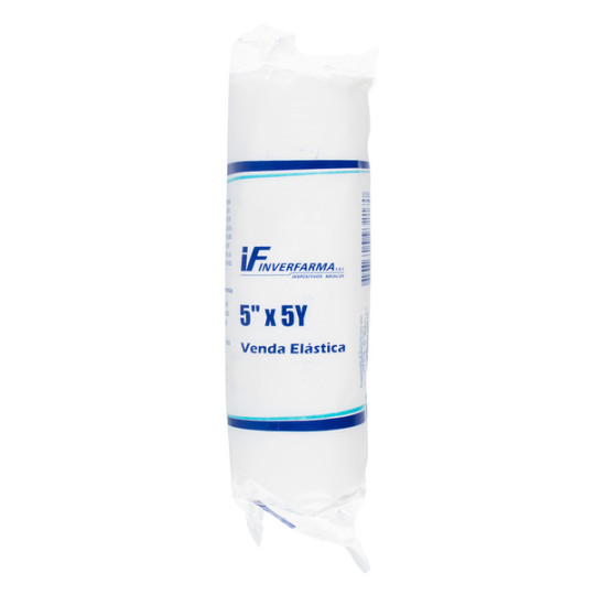 VENDA ELASTICA BLANCA 5X5 INVERFARMA
