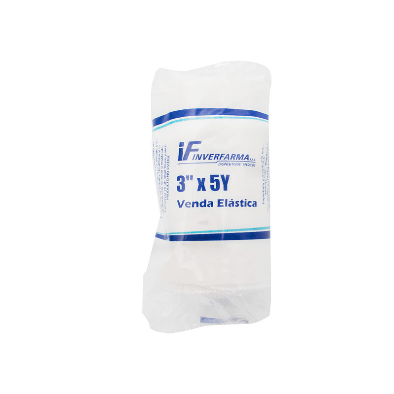 VENDA ELASTICA BLANCA 3X5 INVERFARMA