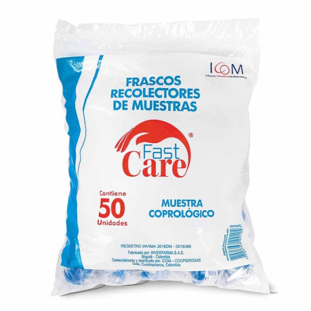 ( ) FRASCO RECOL.MUESTRA COPROLOG 50UND ICOM