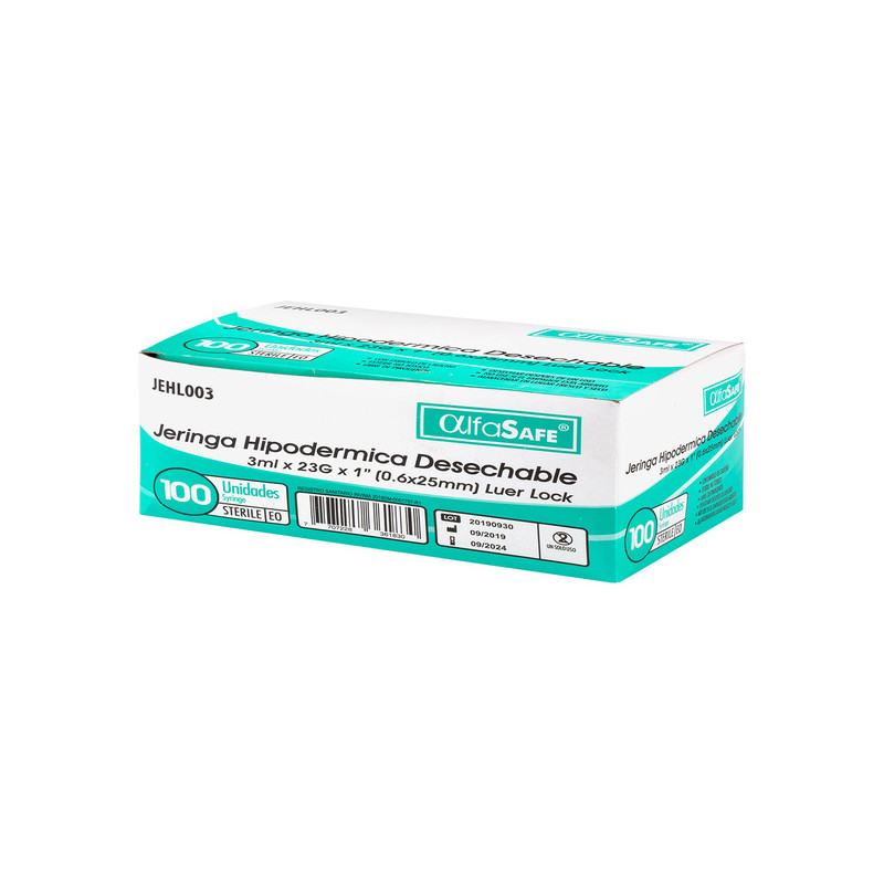 JERINGA ALFA 3P 3 ML 23 X 1 100 UND