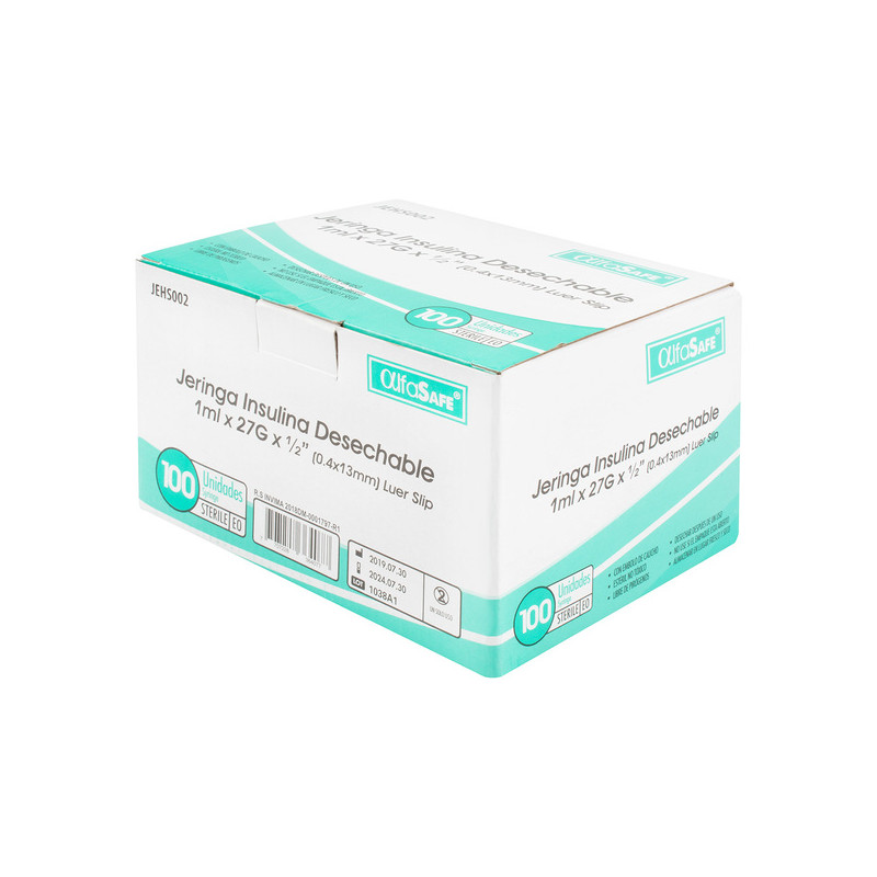 JERINGA ALFA INS.1 ML 27GX1/2(13MM)100UN