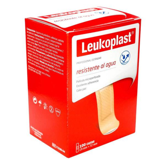 CURAS LEUKOPLAST PIEL 100 UND
