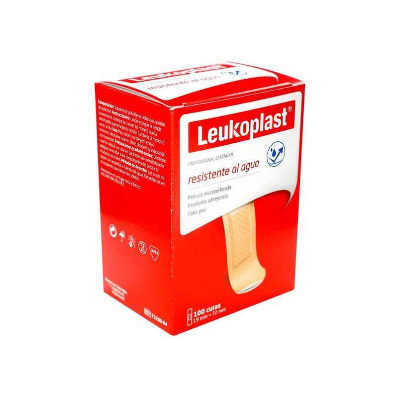 CURAS LEUKOPLAST PIEL 100 UND