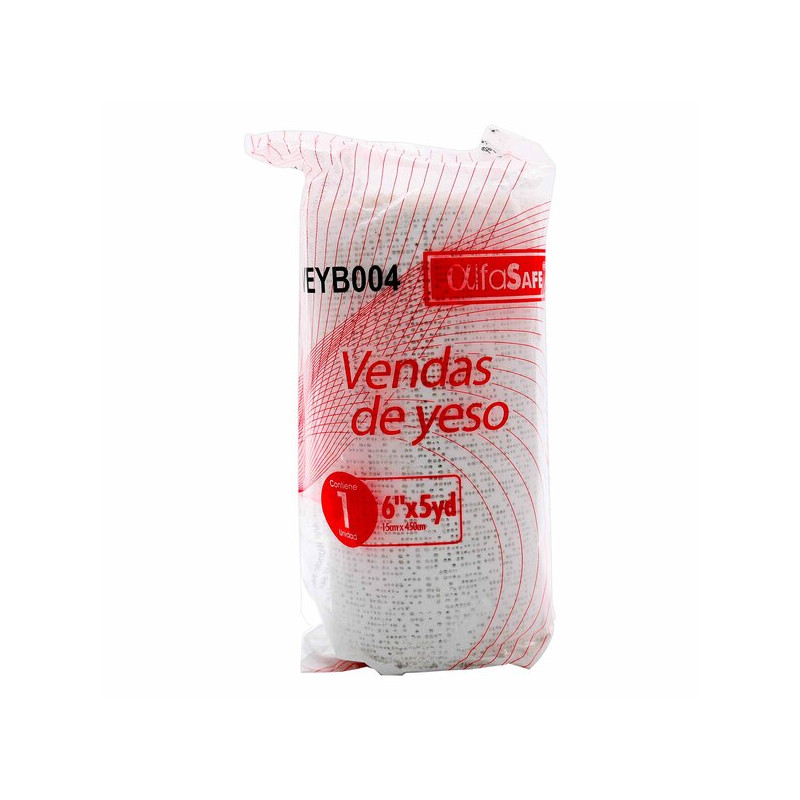 VENDAS YESO BLANCA ALFASAFE 6X5