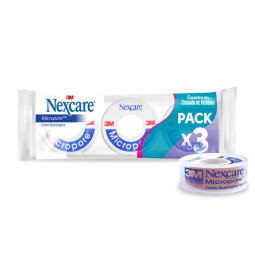 MICROPORE PIEL 12X5 DISP.PACK 3 UND 3M