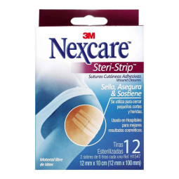 STERI STRIP NEXCARE X 12 TIRAS