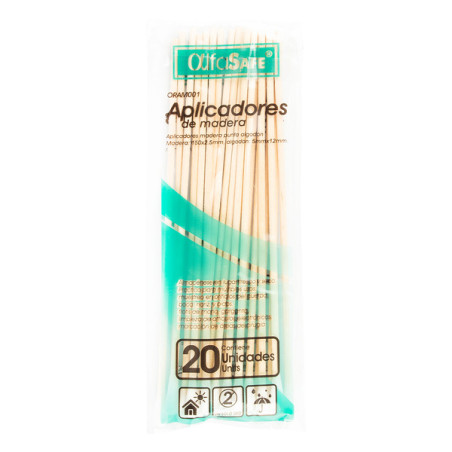 APLICADOR DE MADERA ALFA 20 UND