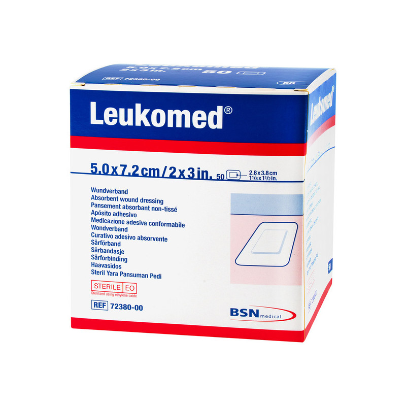 APOSITOS LEUKOMED 5 X 7.2 X 50 UND