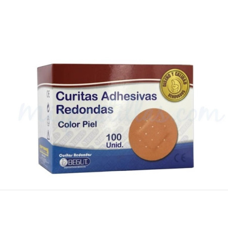 CURAS REDONDAS COLOR PIEL BEGUT CJ 100 UND