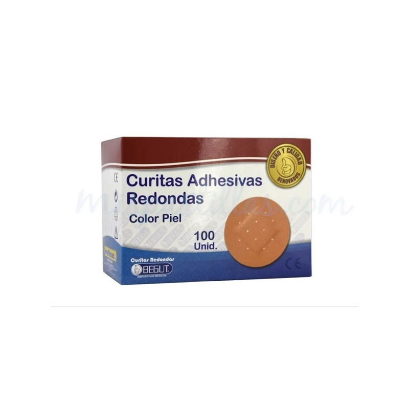 CURAS REDONDAS COLOR PIEL BEGUT CJ 100 UND