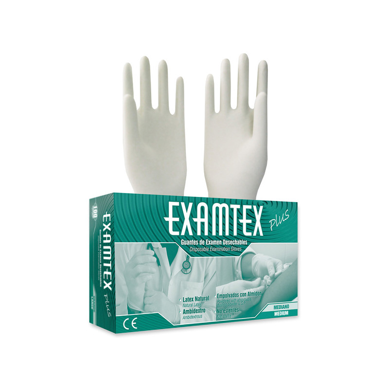 GUANTE EXAMTEX PROTEX 100 UND T.M