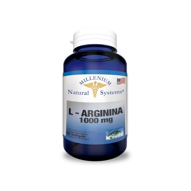 ( ) L-ARGININE 1000MG 60 SOFTGELS NATURAL SYSTEMS