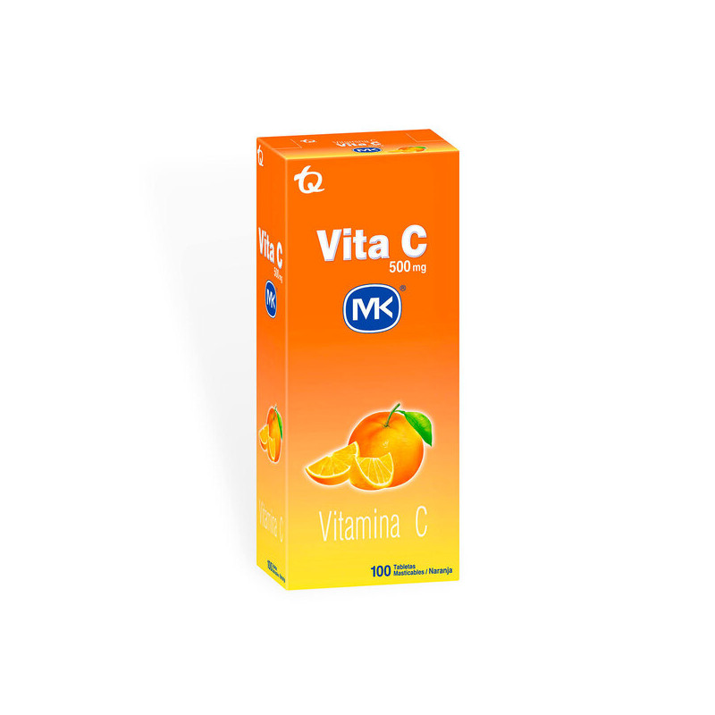 VITAMINA VITA C NARANJA MAST 100 TBS MK