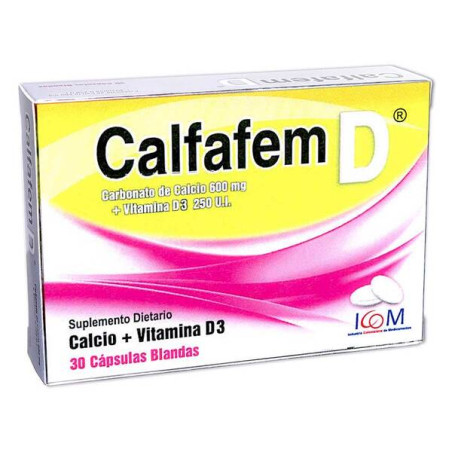 ( ) CALFAFEM D 600MG/250UI 30 CAP.BLAN ICOM