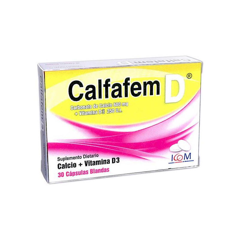 ( ) CALFAFEM D 600MG/250UI 30 CAP.BLAN ICOM
