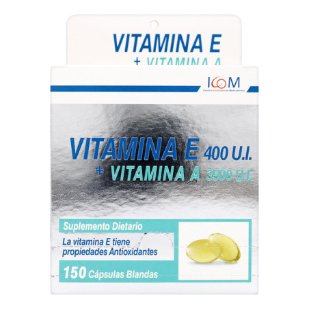 ( ) VITAMINA E 400 UI A 3500 UI 150 CAP.ICOM