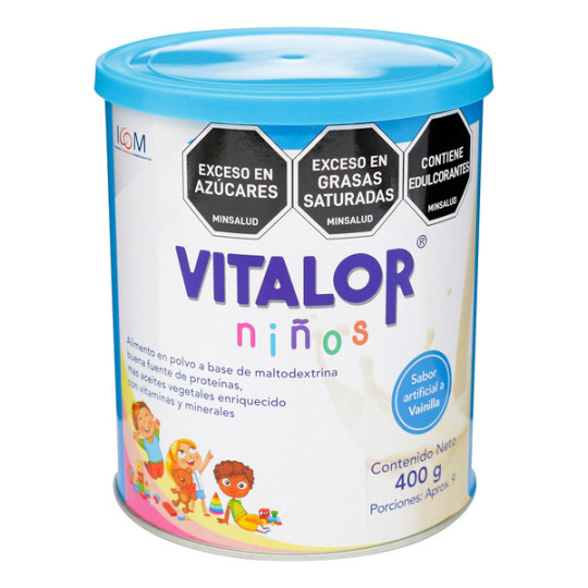 ( ) VITALOR VAINILLA NINOS 400 GR ICOM