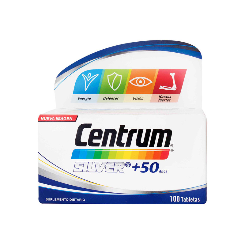 CENTRUM SILVER 50 ANOS 100 TABLETAS