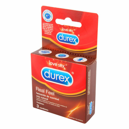 PRESERVAT.DUREX REAL FEEL  3 UND