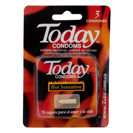 PRESERVAT.TODAY HOT SENSATION 3 UDS