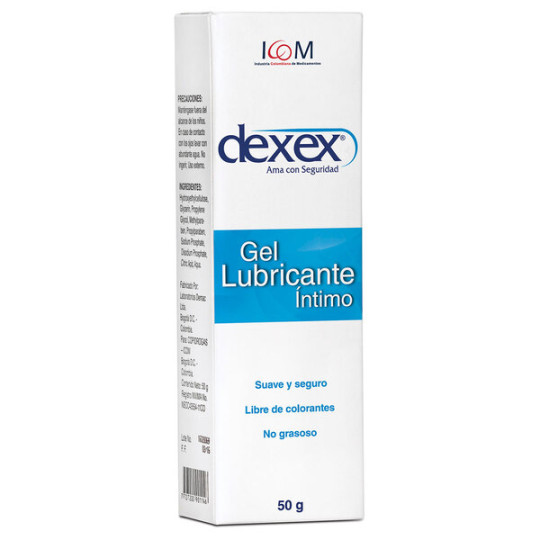 ( ) GEL LUBRICANTE INTIMO DEXEX 50 GR ICOM