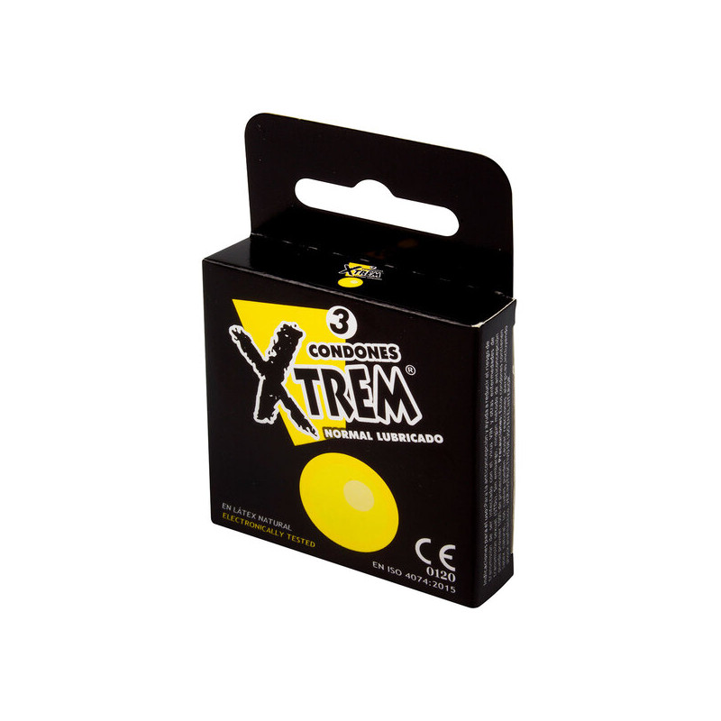 PRESERVATIVOS XTREM NORMAL LUBRIC 3 UND